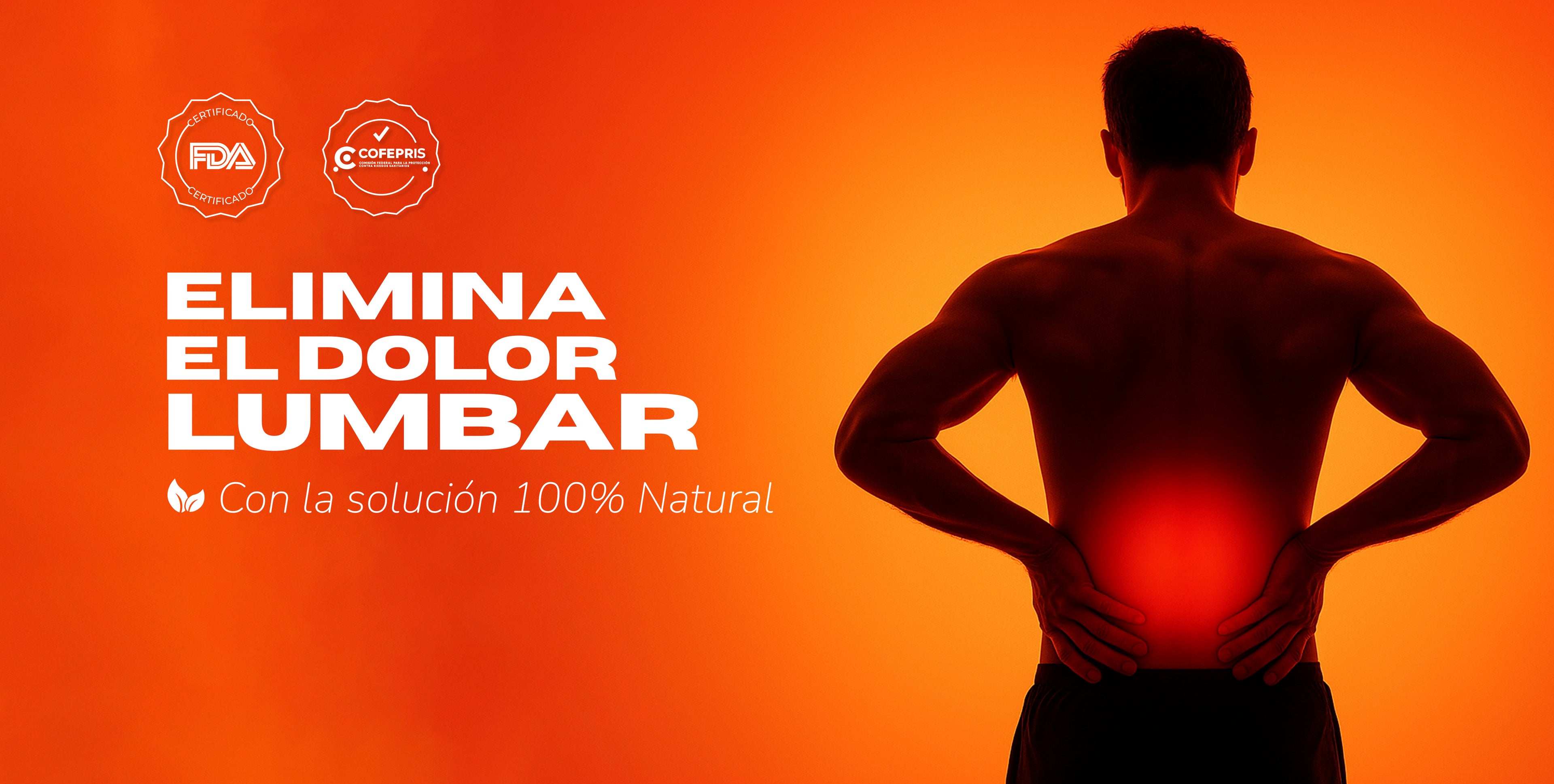 Banner de Deyun L, suplemento natural para aliviar el dolor lumbar de forma segura