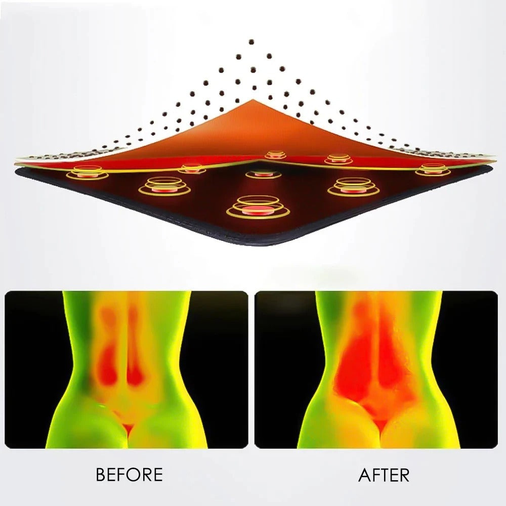 Cinturón de Soporte Lumbar Autocalentable