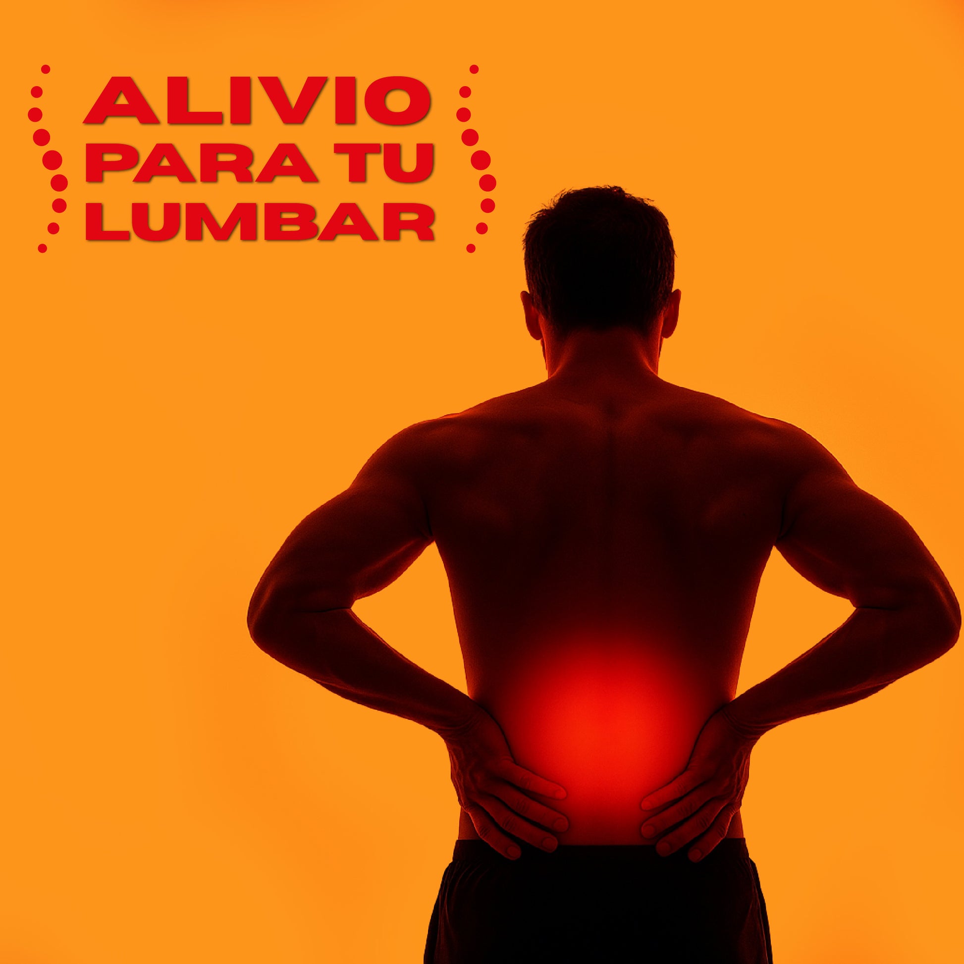 Hombre con molestias de su espalda baja con dolor, ilustrando el alivio lumbar ofrecido por Deyun L