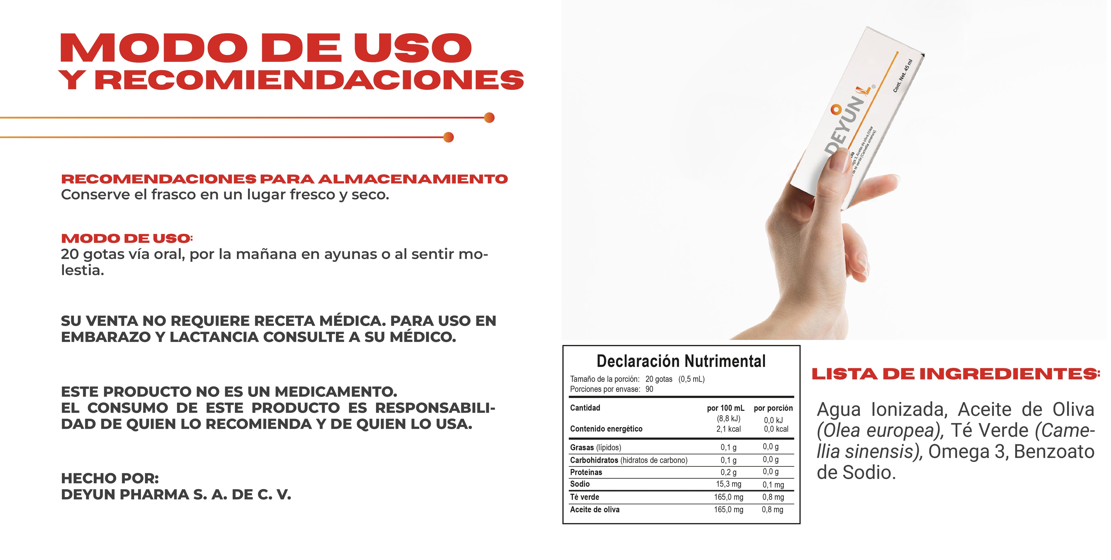Modo de uso y recomendaciones para tomar Deyun L, suplemento natural para el dolor lumbar